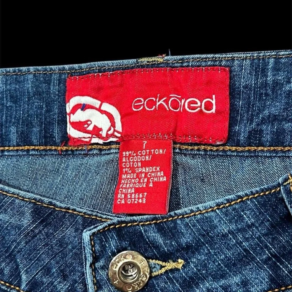 Echo Denim Jeans with Red Patch